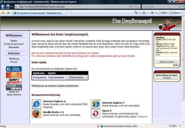 Screenshot Jungfrauenspiel