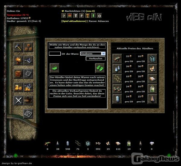 Screenshot Die Zunftmeister