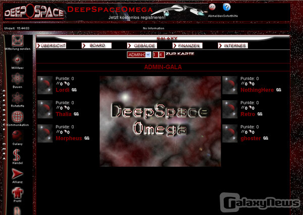 Screenshot DeepSpaceOmega