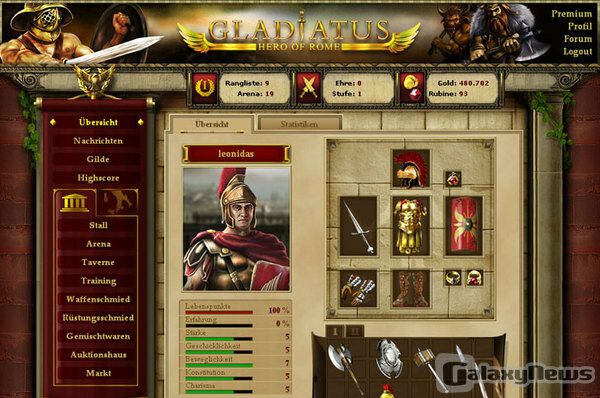 Screenshot Gladiatus
