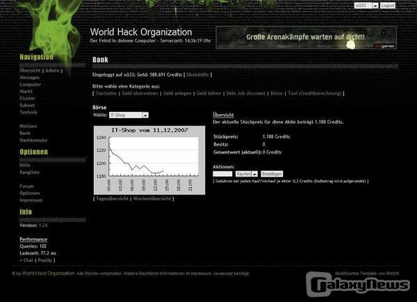 Screenshot World Hack Organization [WHO]