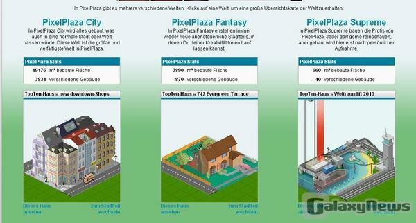 Screenshot PixelPlaza