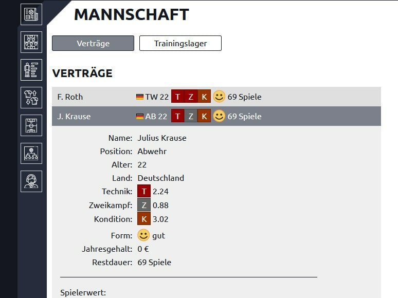 Screenshot Anpfiff Onlinespiel