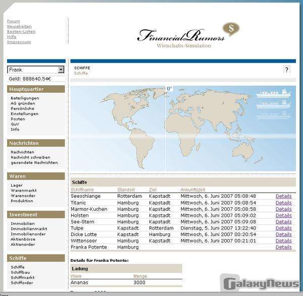 Screenshot Financial-Rumors