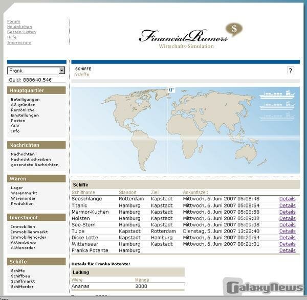 Screenshot Financial-Rumors