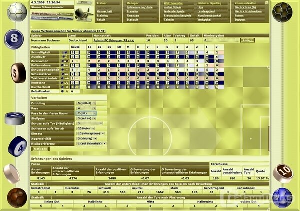 Screenshot ballsimulation.net