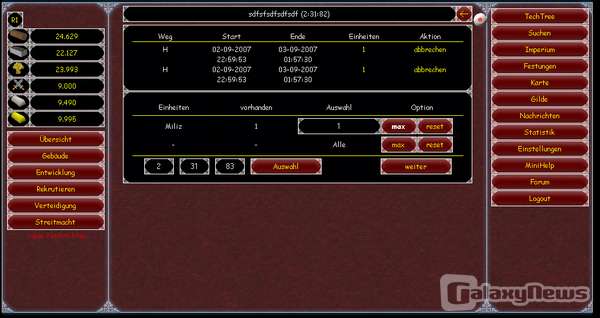 Screenshot Xed-Games Projekt 3