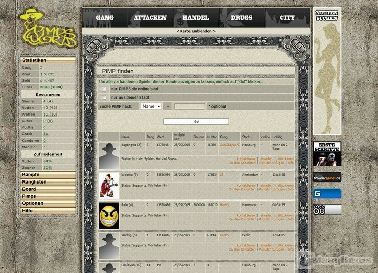 Screenshot Pimp's World