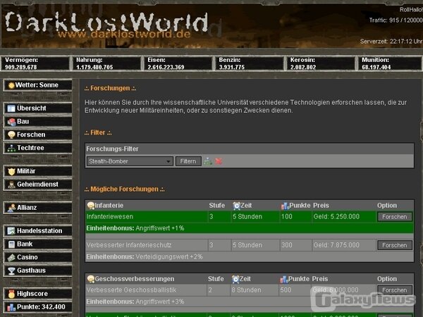 Screenshot DarkLostWorld