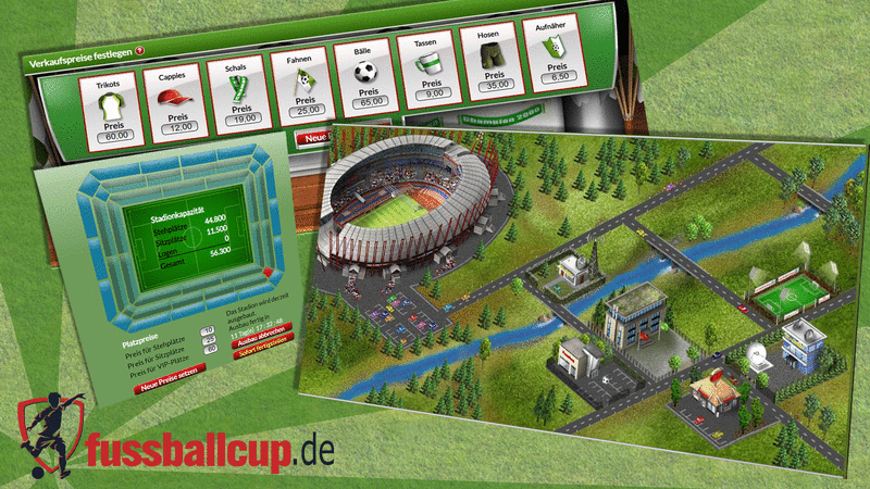 Screenshot Fussballcup
