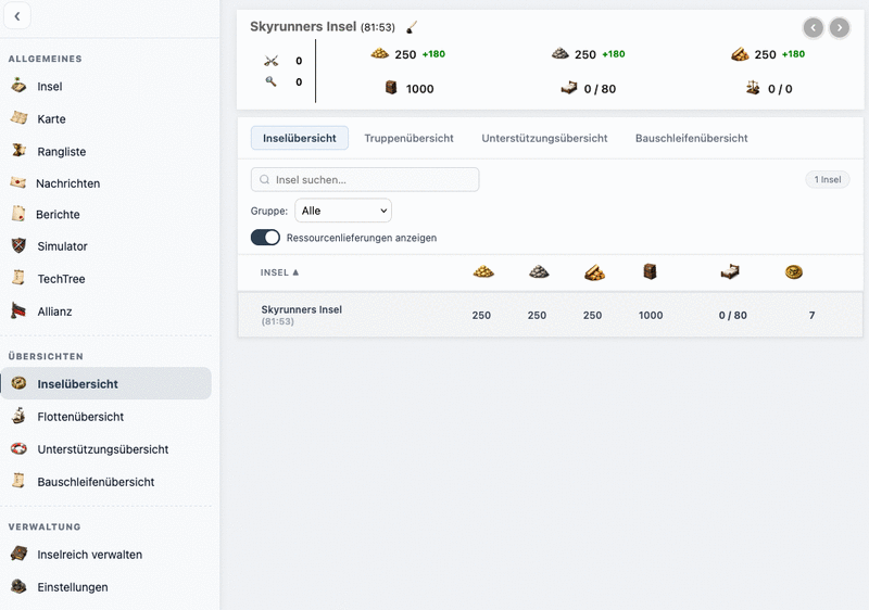 Screenshot Inselkampf