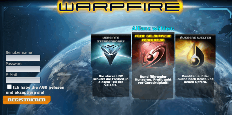 Screenshot Warpfire.io