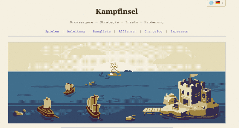 Screenshot Kampfinsel