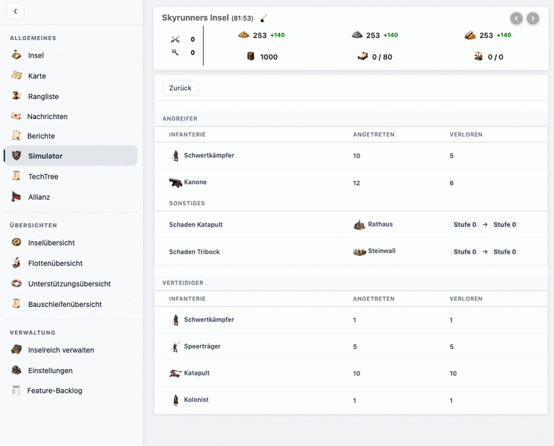 Screenshot Inselkampf