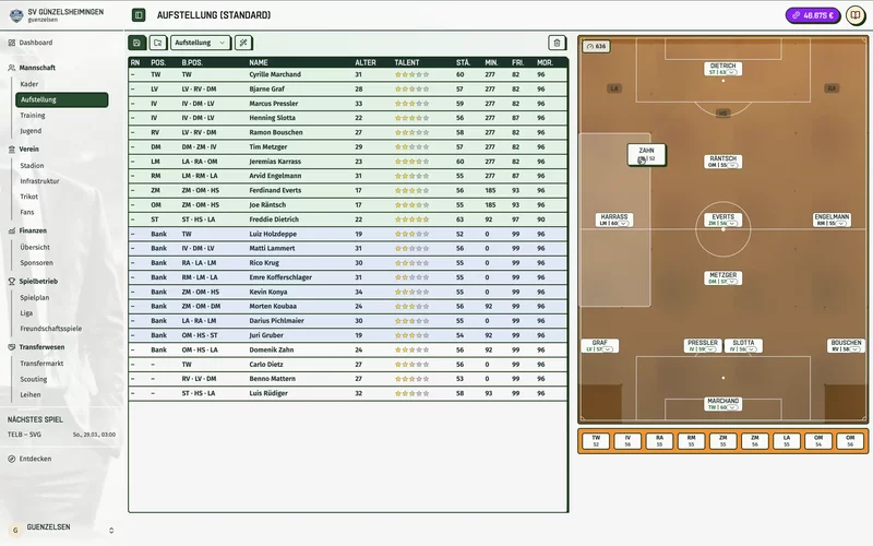 Screenshot Football Legacy