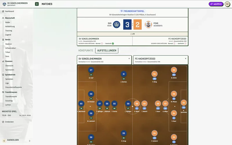 Screenshot Football Legacy