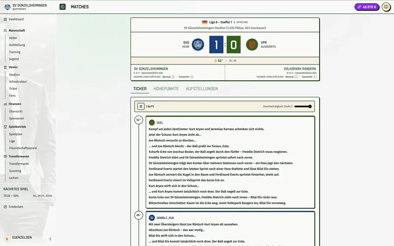 Screenshot Football Legacy