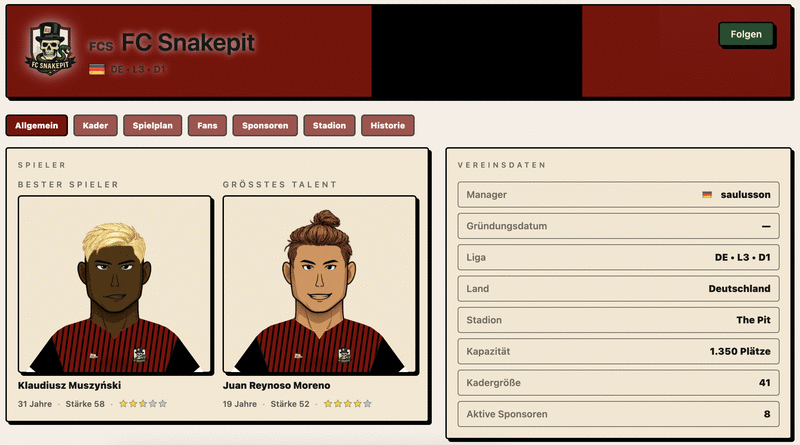 Screenshot Football Legacy