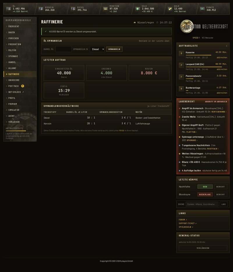 Screenshot Operation Weltherrschaft